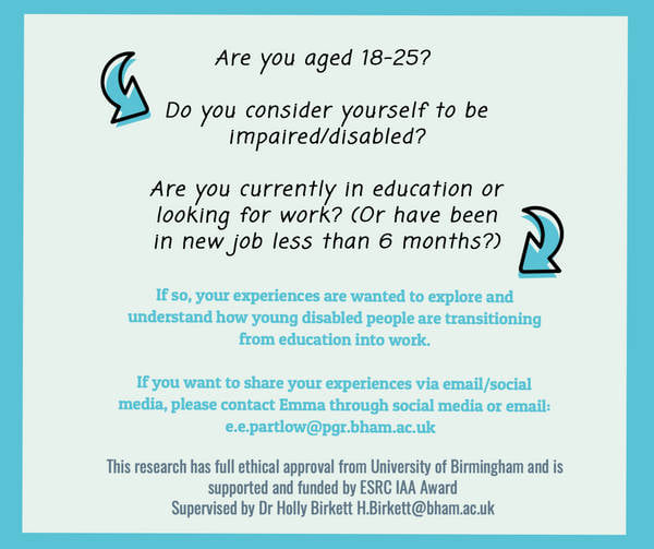 A square graphic with grey text on a pale blue background repeating the details of the research and how to take part